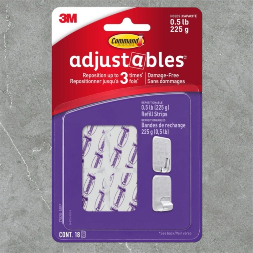 $6 Add-On 🆕Command Adjustables Refill Strips - Picture 7 of 15